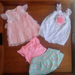 Baby Clothing Lot of 3 Glamorous Baby Outfits